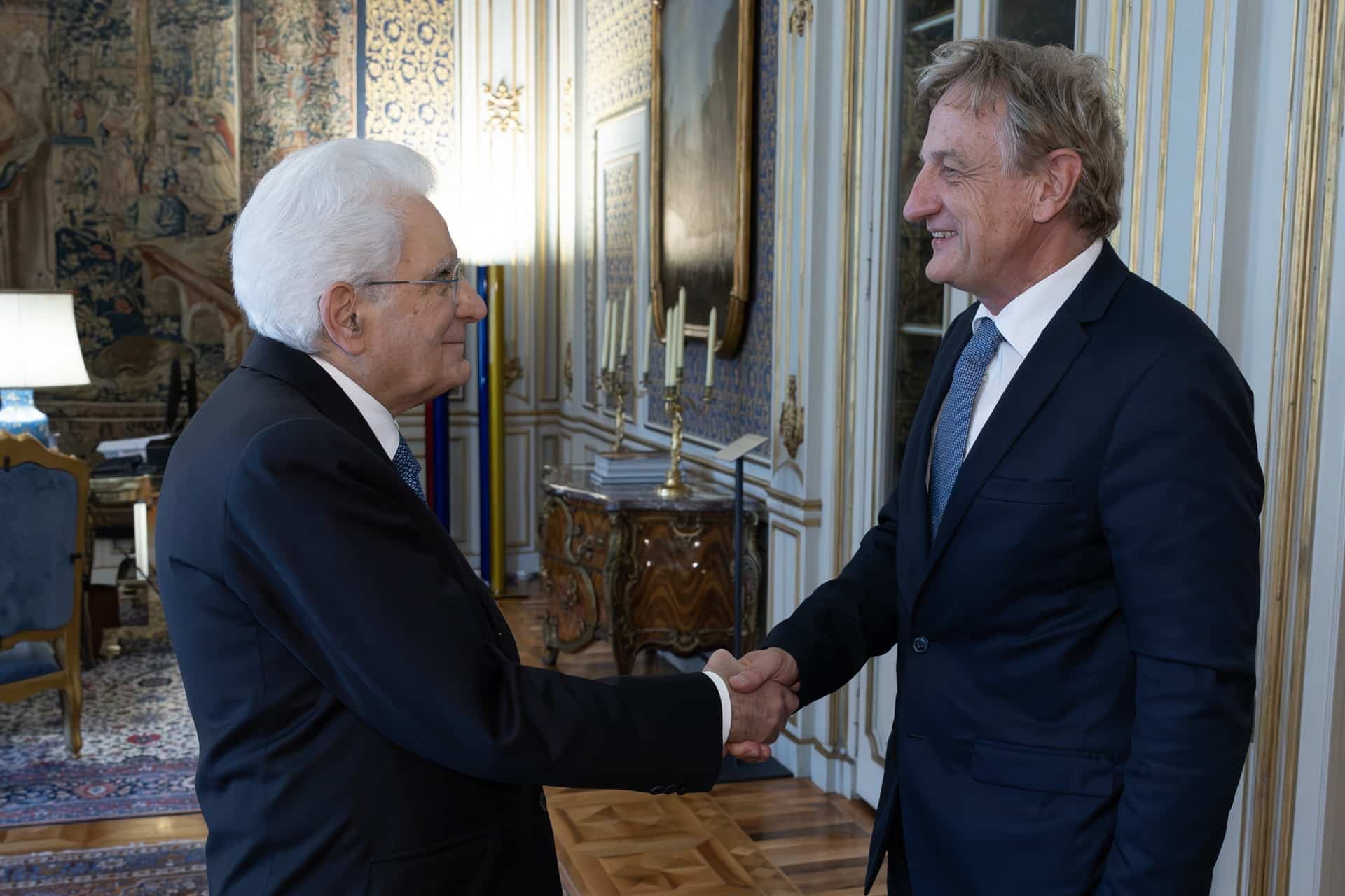Featured image for “Il presidente Mattarella ha ricevuto i vertici del Meeting”