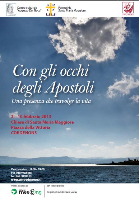 Featured image for “Con gli occhi degli Apostoli Una presenza che travolge la vita”