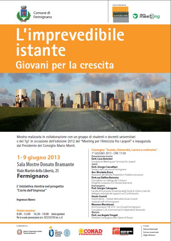 Featured image for “L’imprevedibile istante Giovani per la crescita”