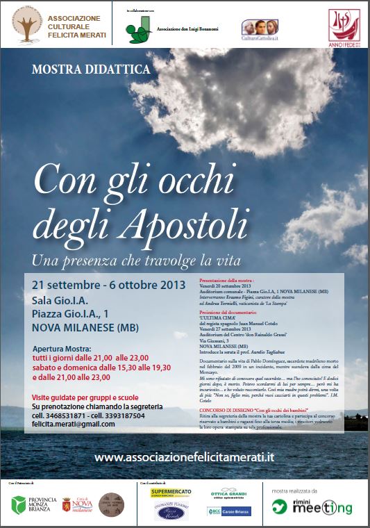 Featured image for “Con gli occhi degli apostoli Una presenza che travolge la vita”