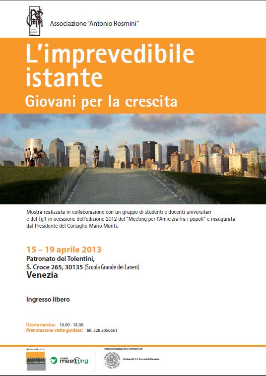 Featured image for “L’imprevedibile istante Giovani per la crescita”