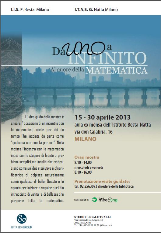 Featured image for “Da uno a infinito Al cuore della matematica”