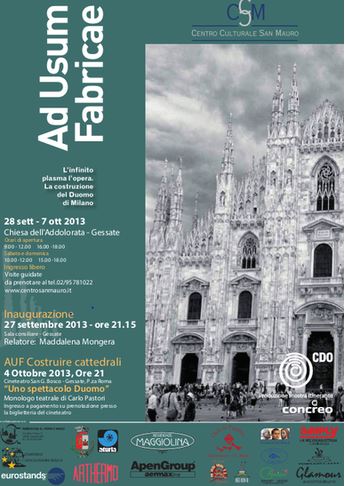 Featured image for “Ad Usum Fabricae L’infinito plasma l’opera: la costruzione del Duomo di Milano”