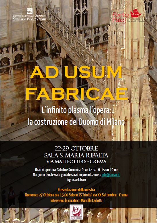 Featured image for “Ad Usum Fabricae L’infinito plasma l’opera: la costruzione del Duomo di Milano”