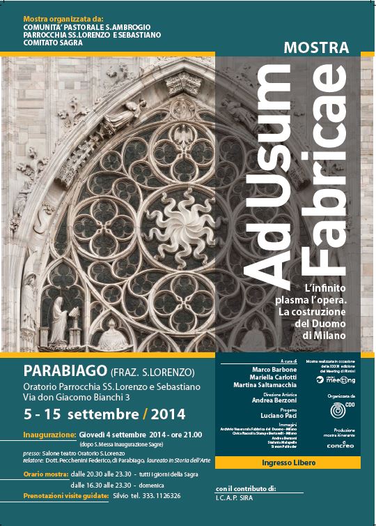 Featured image for “Ad Usum Fabricae L’infinito plasma l’opera: la costruzione del Duomo di Milano”