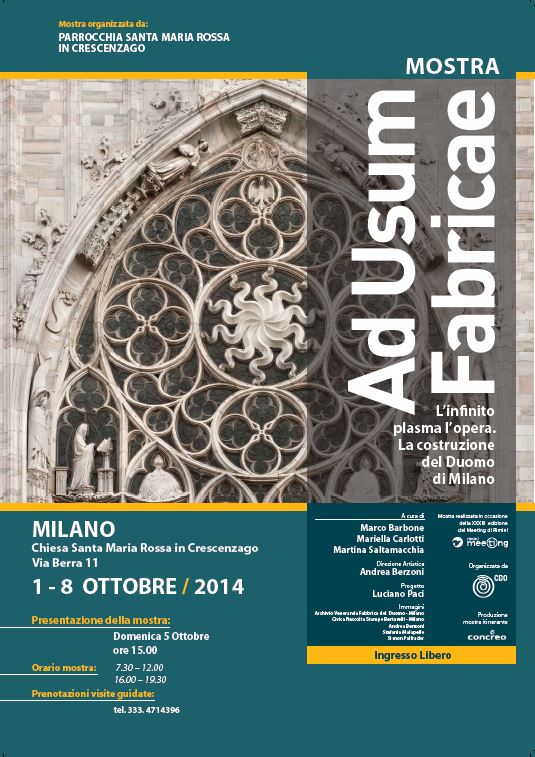 Featured image for “Ad Usum Fabricae L’infinito plasma l’opera: la costruzione del Duomo di Milano”