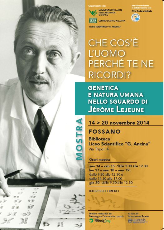 Featured image for “Che cos’è l’uomo perché te ne ricordi? Genetica e natura umana nello sguardo di Jerome Lejeune”