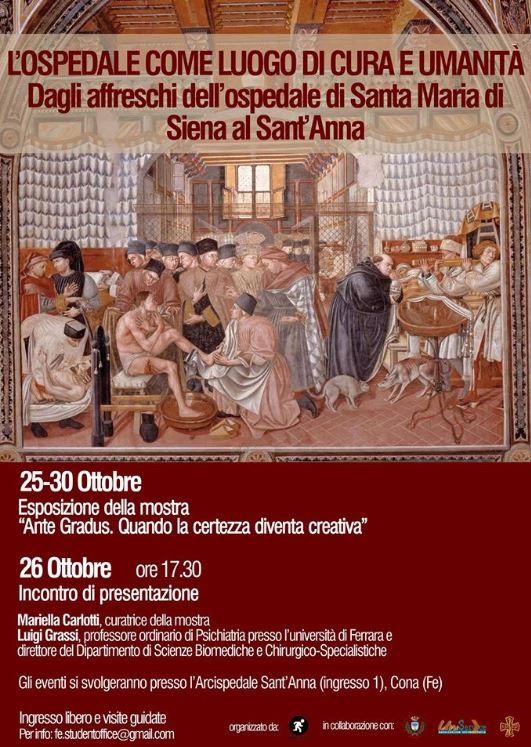 Featured image for “Ante Gradus Quando la certezza diventa creativa. Gli affreschi del Pellegrinaio di Santa Maria della Scala a Siena”