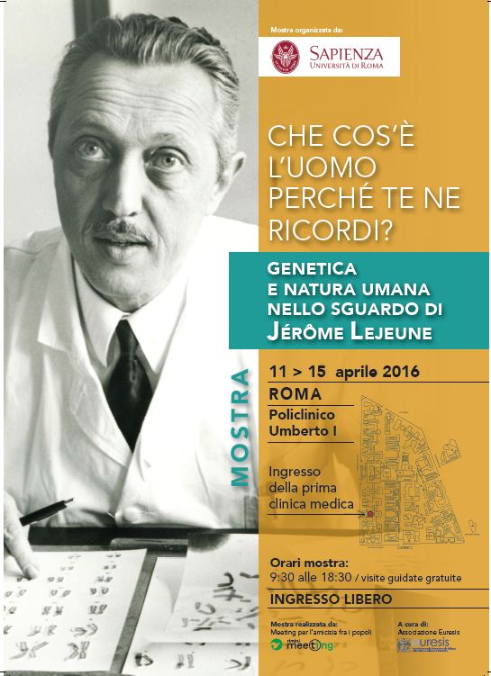 Featured image for “Che cos’è l’uomo perché te ne ricordi? Genetica e natura umana nello sguardo di Jerome Lejeune”