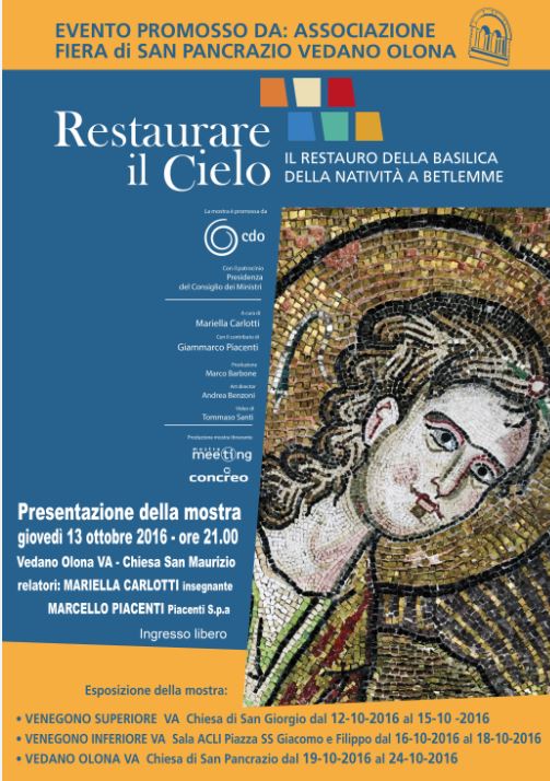 Featured image for “Restaurare il Cielo Il restauro della Basilica della Natività a Betlemme”