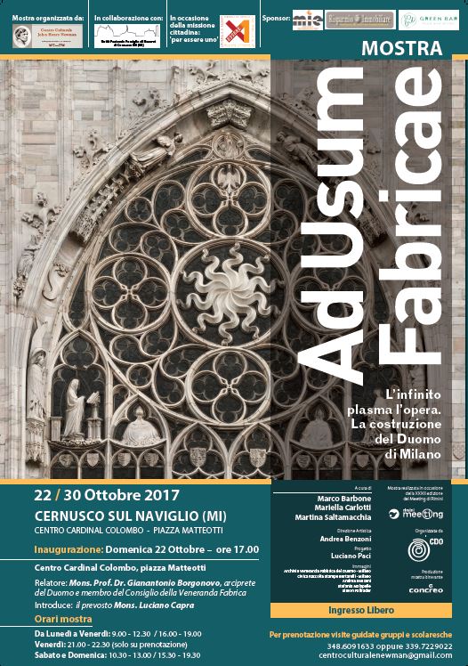 Featured image for “Ad Usum Fabricae L’infinito plasma l’opera: la costruzione del Duomo di Milano”