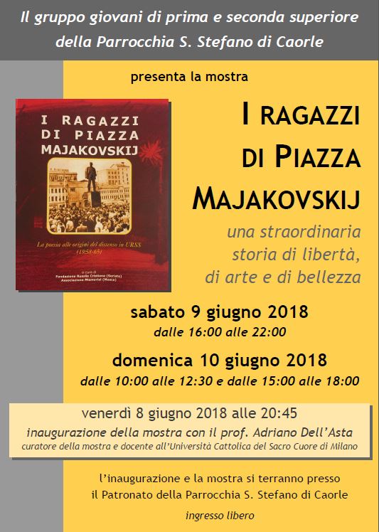 Featured image for “I ragazzi di Piazza Majakovskij La poesia alle origini del dissenso in URSS (1958-65)”