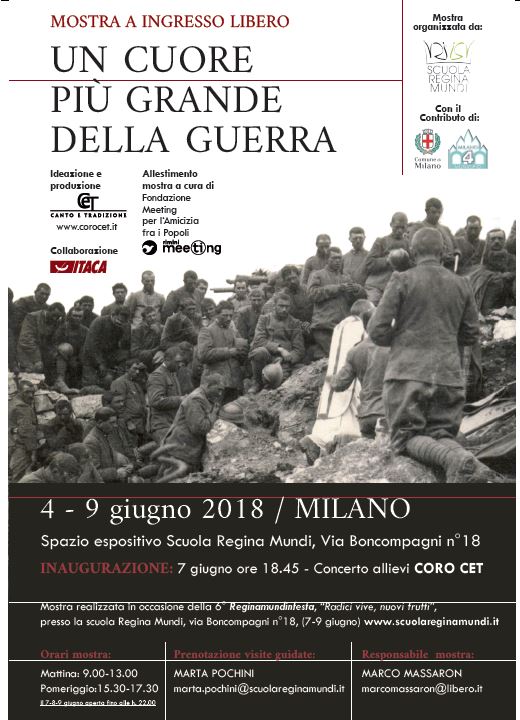 Featured image for “Un cuore più grande della guerra La Grande Guerra raccontata dai canti del popolo soldato”