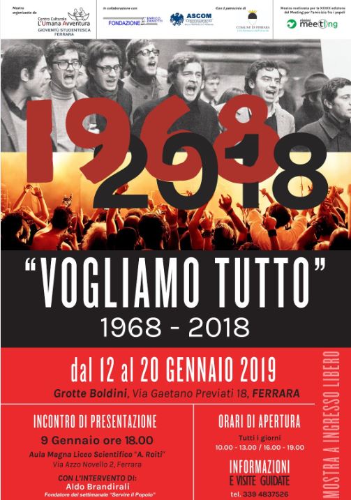 Featured image for “Vogliamo tutto: 1968-2018”