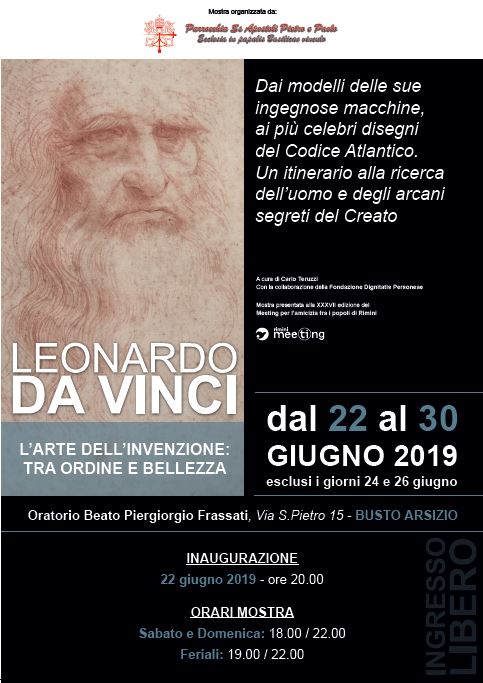 Featured image for “Leonardo Da Vinci L’arte dell’invenzione: tra ordine e bellezza”