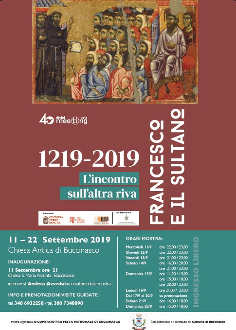 Featured image for “Francesco e il Sultano 1219-2019 L’incontro sull’altra riva”