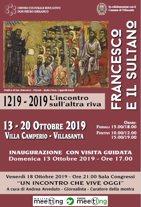 Featured image for “Francesco e il Sultano 1219-2019 L’incontro sull’altra riva”