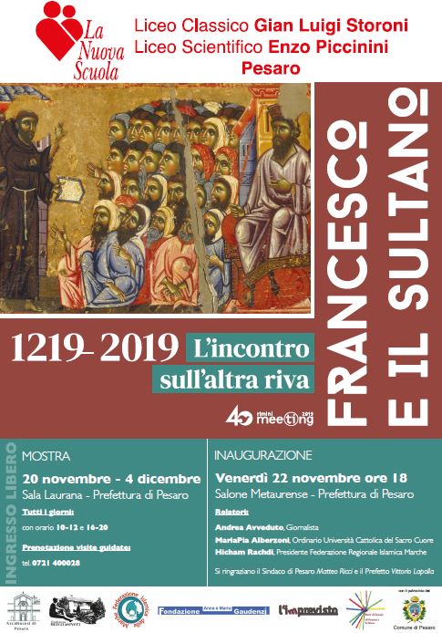 Featured image for “Francesco e il Sultano 1219-2019 L’incontro sull’altra riva”