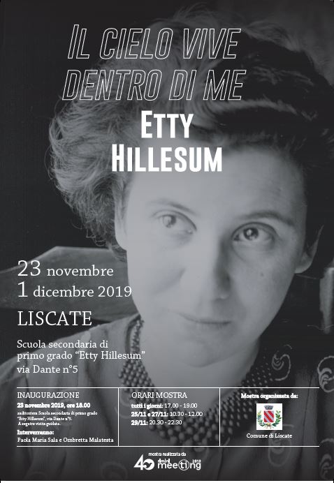 Featured image for “Il cielo vive dentro di me Etty Hillesum”