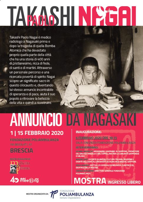 Featured image for “Takashi Paolo Nagai Annuncio da Nagasaki”