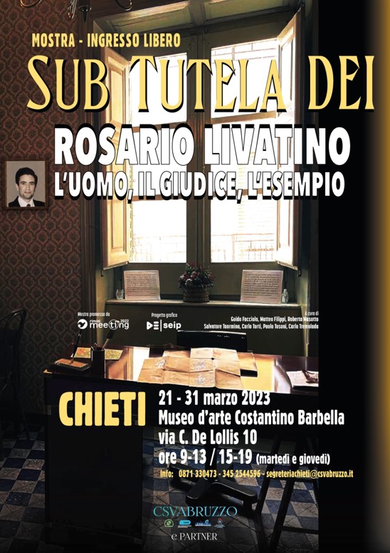 Featured image for “Sub tutela Dei Il giudice Rosario Livatino”