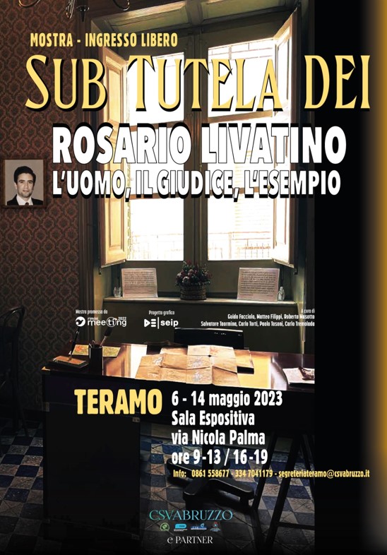 Featured image for “Sub tutela Dei Il giudice Rosario Livatino”